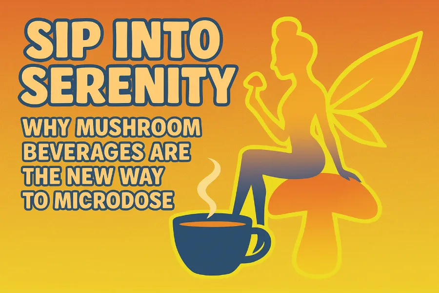 Why Mushroom Beverages Are the New Way to Microdose