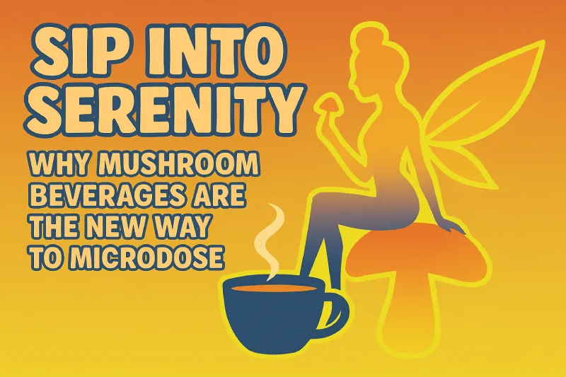 Why Mushroom Beverages Are the New Way to Microdose