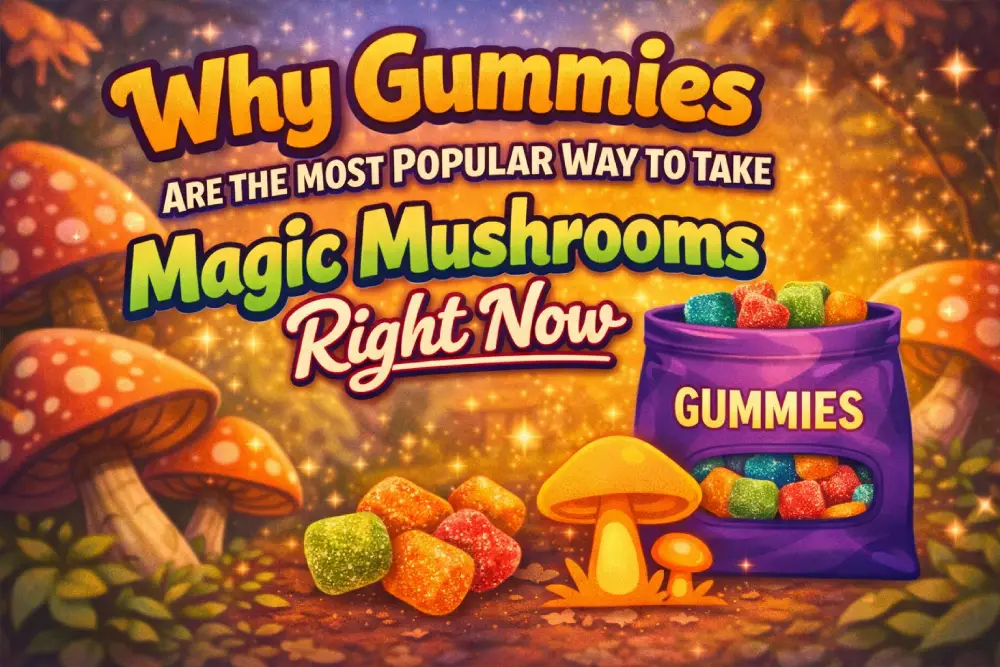 Why Gummies Are the Most Popular Way to Take Magic Mushrooms Right Now